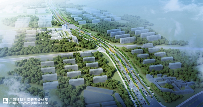 靖西市靖東新區(qū)路網(wǎng)工程（賓山大道中段）